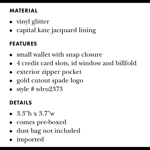 BNWT Kate Spade Mavis Street Amy Blue Glitter Crossbody & Wallet SET! - Picture 14 of 15